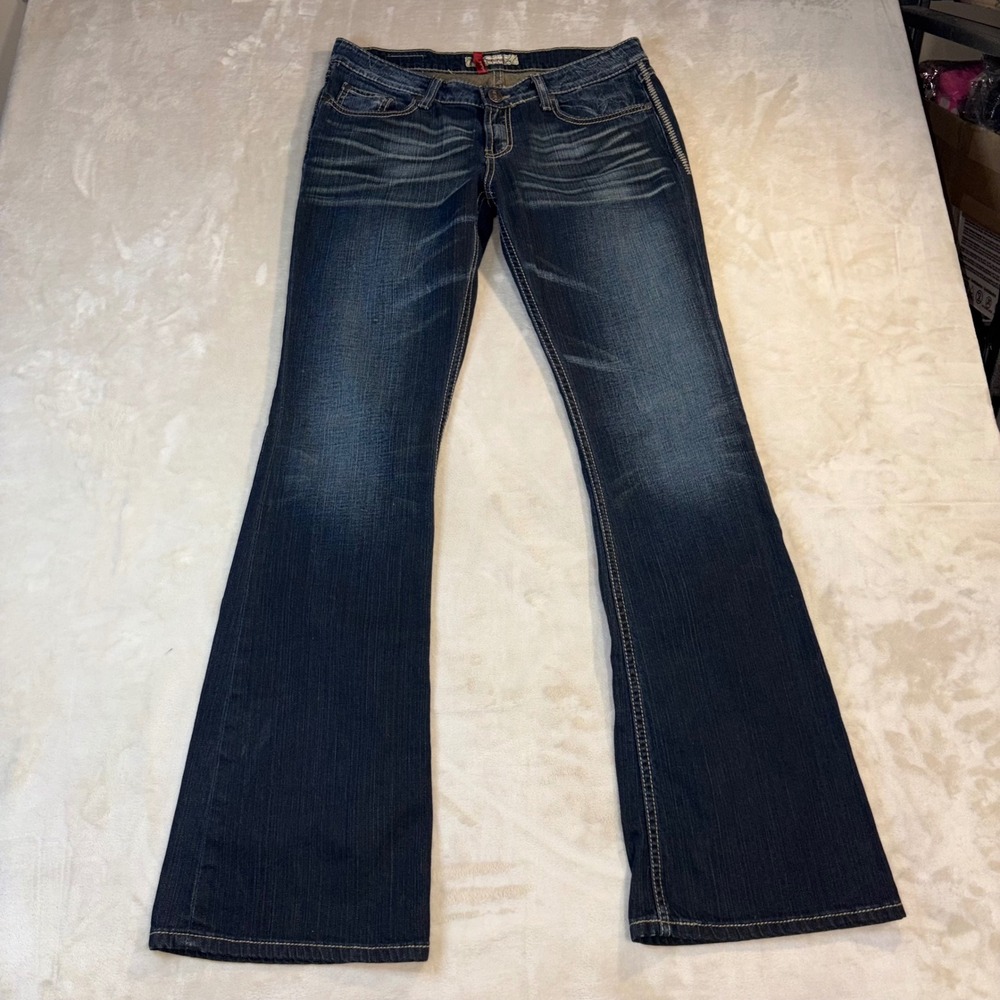 BKE Sabrina Bootcut Jeans Dark Wash Stretch Denim 31x35.5 BKL5891XL